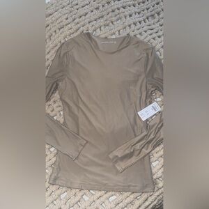 Abercrombie & Fitch Taupe Long Sleeve Top